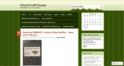 Desktop Screenshot of lloydcraftfarms.com